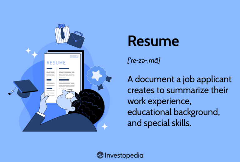 resume.